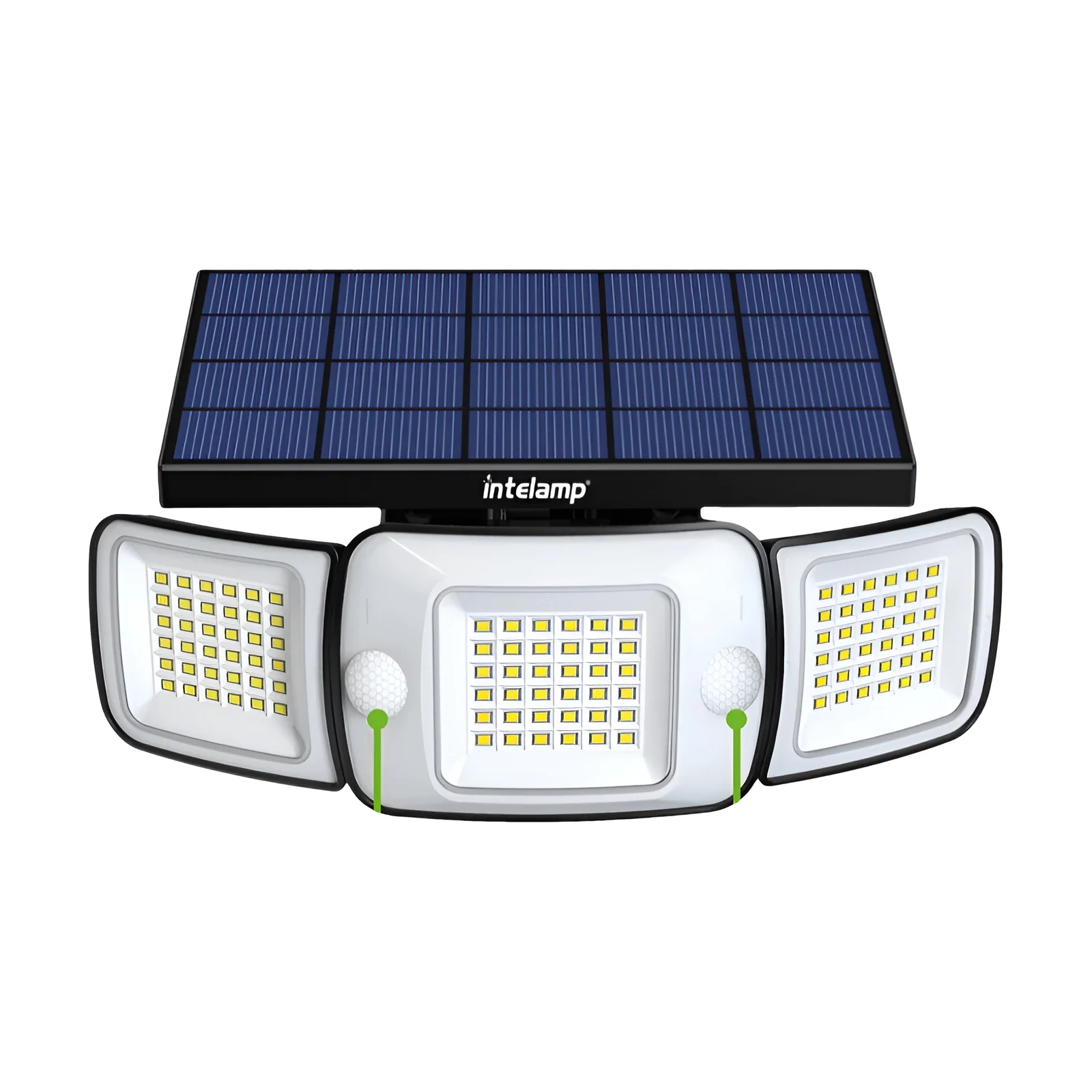 Luces solares Intelamp para exterior con 6000mAh y 3 modos de movimiento