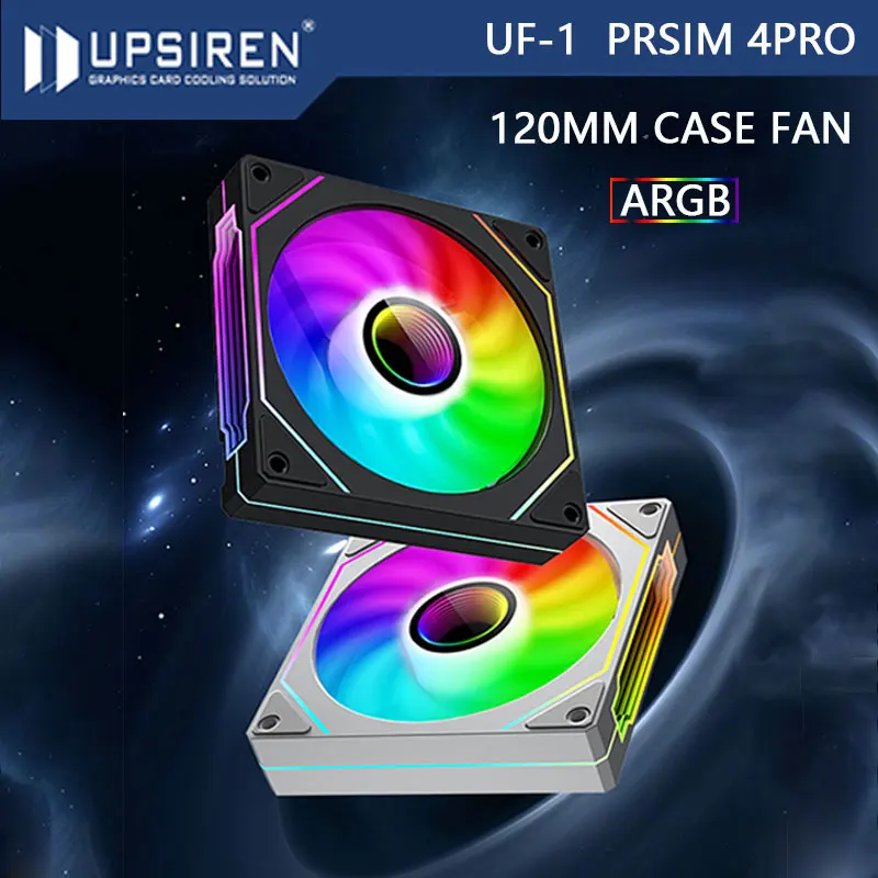 Ventilador UPSIREN UF-1 PRISM 4 PRO ARGB 12cm