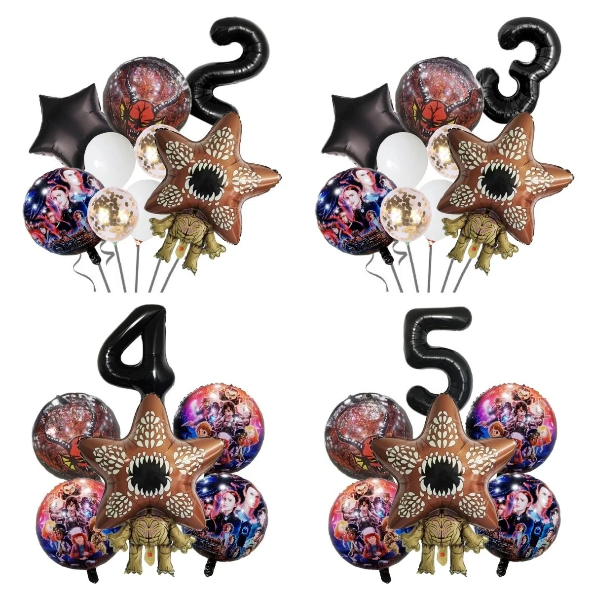 Globos de Aluminio con Diseño de Historia Extraña, Globo de Látex para Fiesta