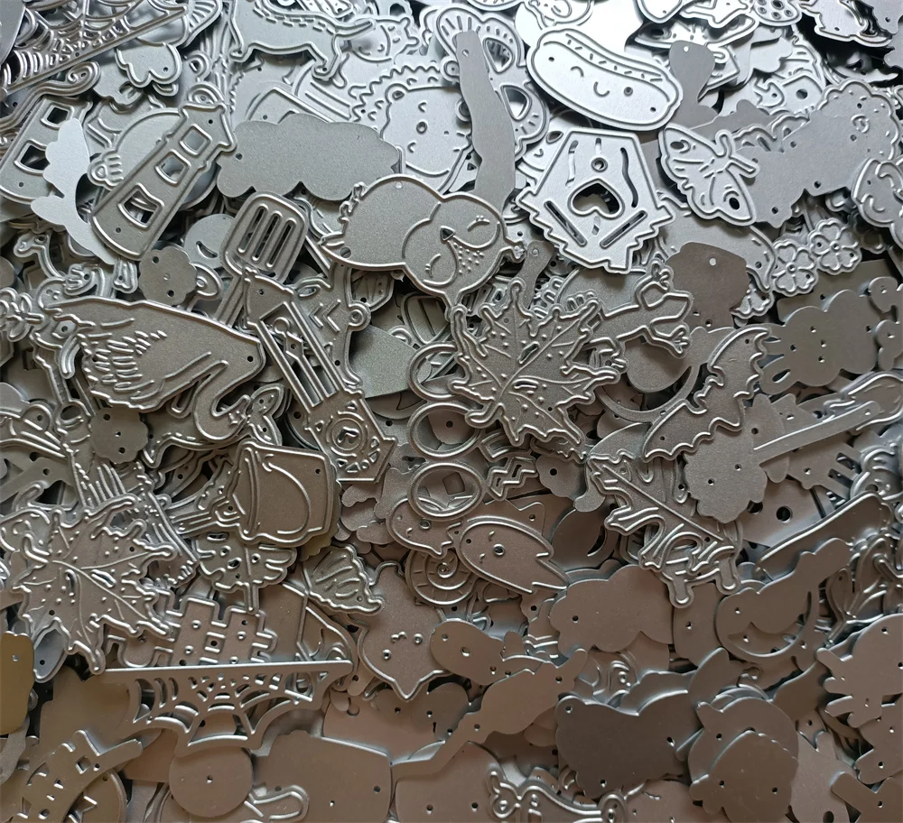 Troqueles de corte de Metal marco de encaje de animales