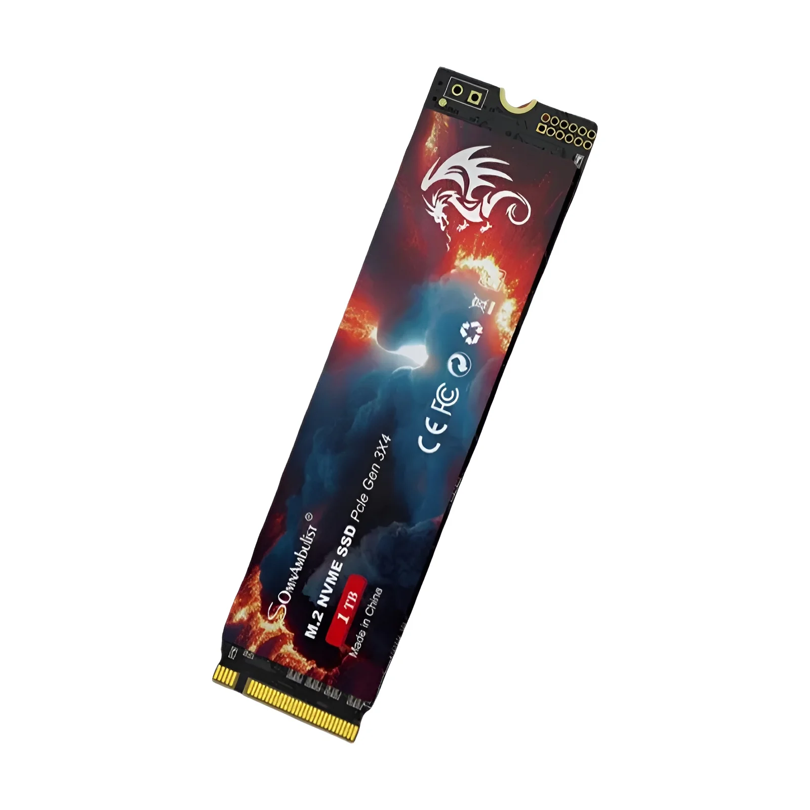 SomnAmbulist-unidad interna de estado sólido para ordenador portátil, dispositivo SSD M2 NVME de 128GB, 256GB, 512GB, 1TB, M.2 2280 PCIe 3,0, consola de juegos de escritorio