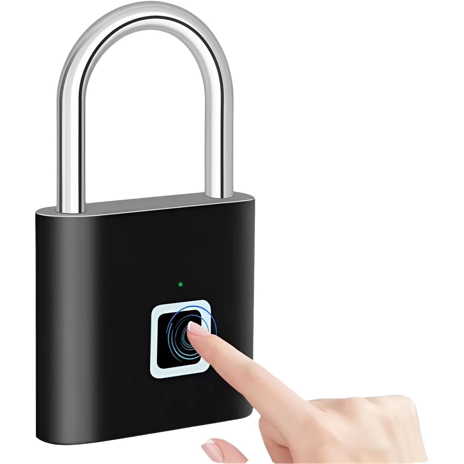 Cerradura Inteligente con Huella Dactilar KERUI, Carga USB, Candado Inteligente a Prueba de Agua