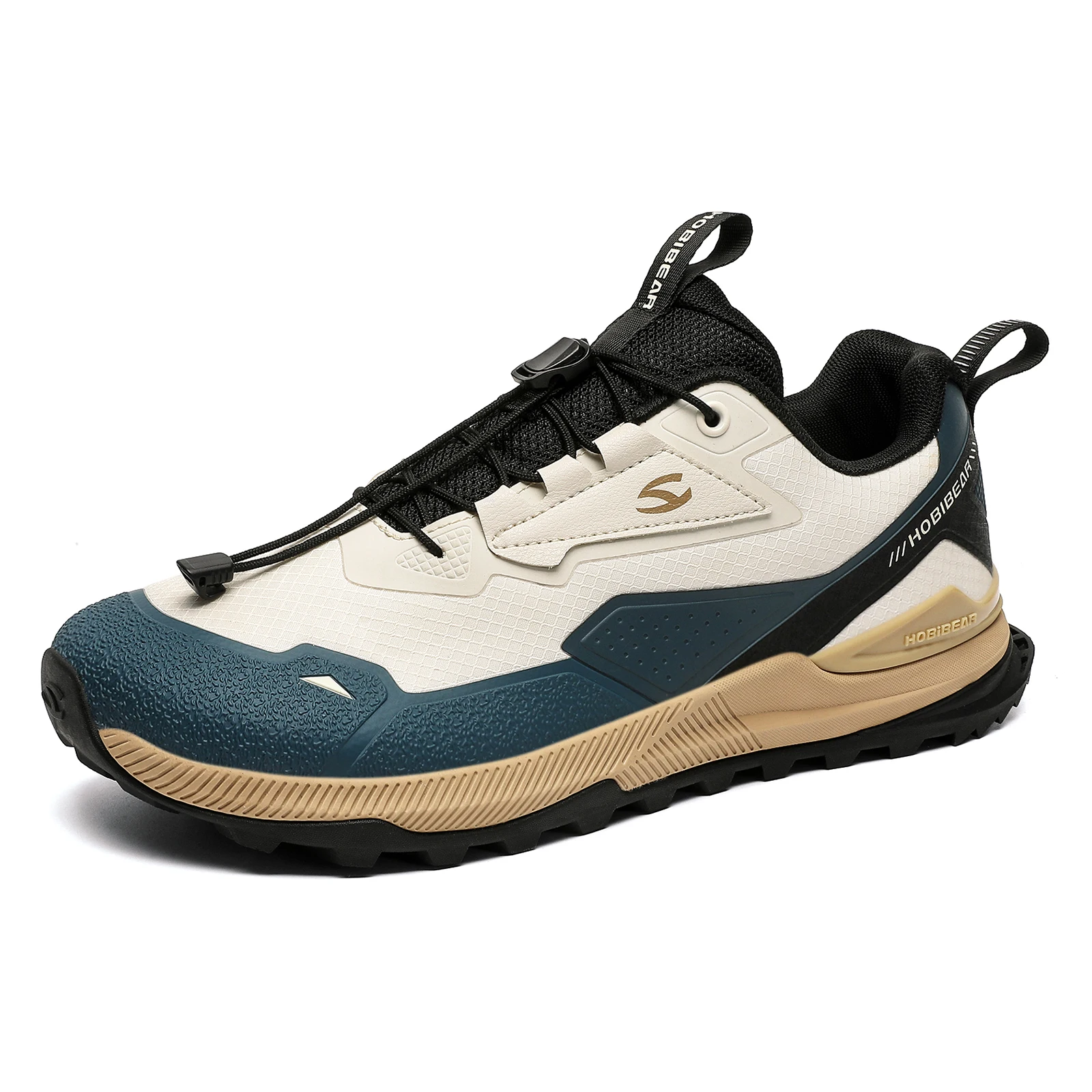 HOBIBEAR Zapatos para caminar y senderismo para hombres y mujeres, antideslizantes con banda elástica