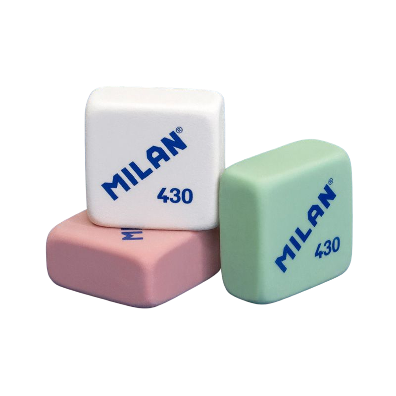 Goma de borrar Milan BPM9205 pack de 3 unidades