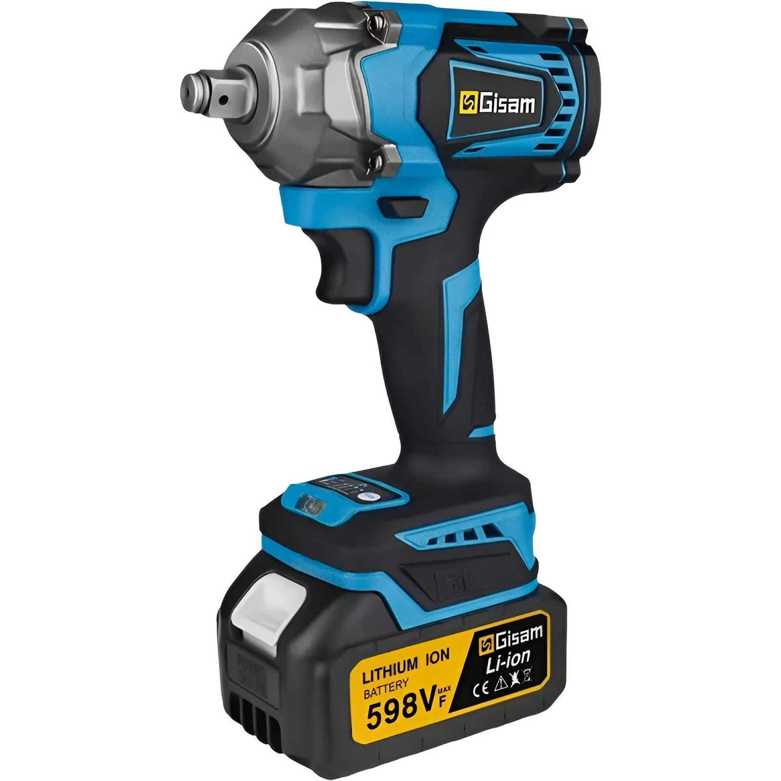 Gismis-llave de impacto eléctrica sin escobillas, Torque de 1200N.M