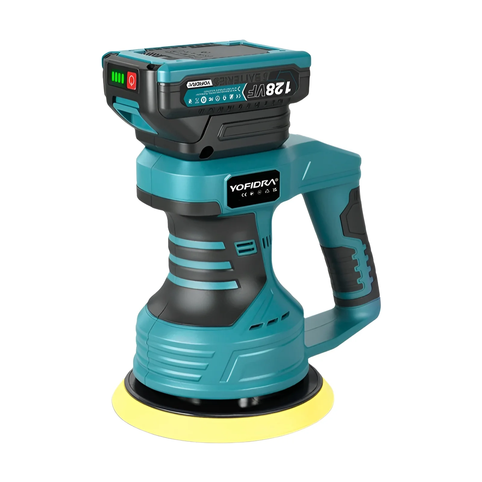 YOFIDRA-pulidor de coche eléctrico de 8 velocidades, máquina pulidora eléctrica inalámbrica, pulido rotativo de encerado automático para Pin de batería Makita de 18V