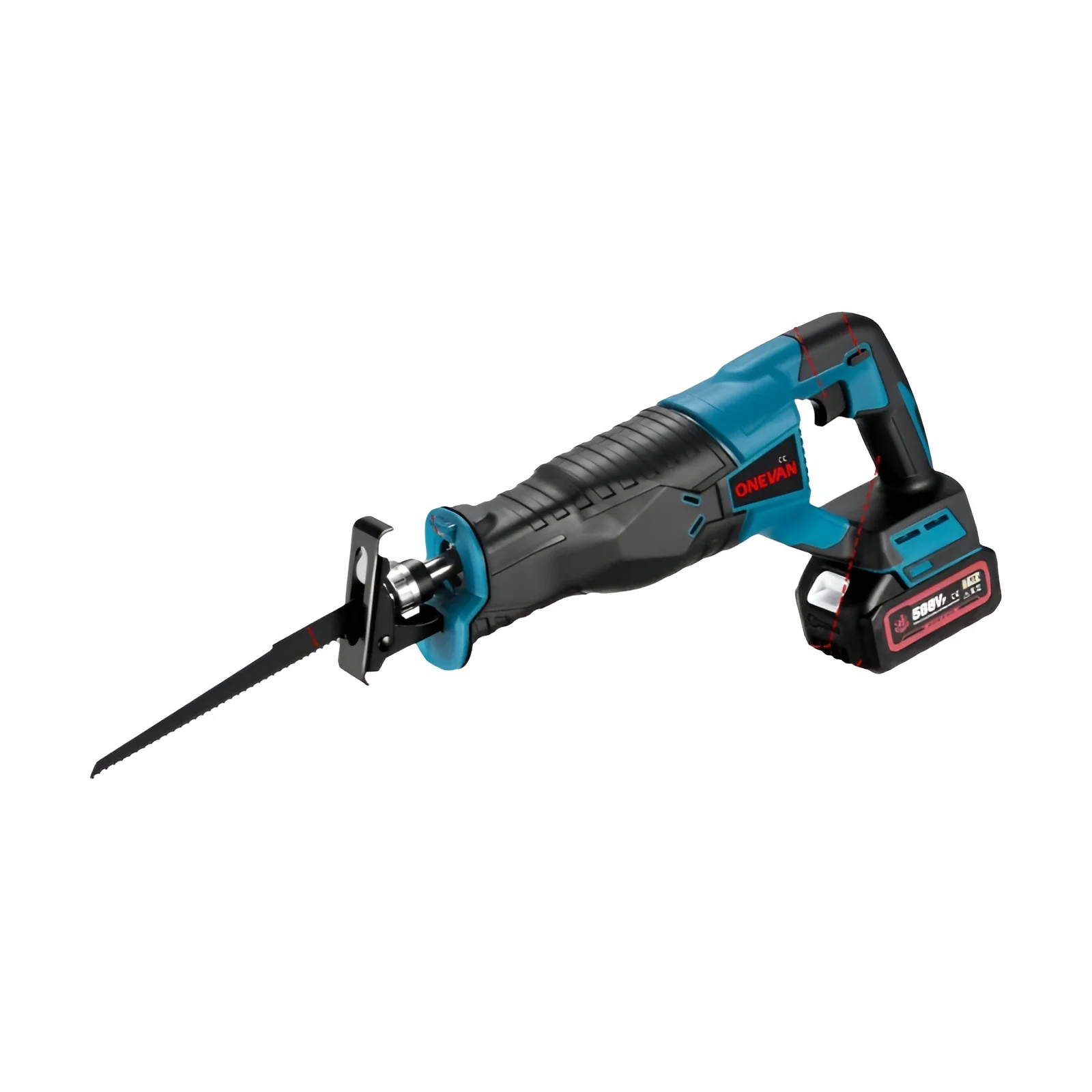 ONEVAN-Sierra eléctrica alternante de 3000W y 10000SPM, motosierra eléctrica, sierra de sable, herramienta de corte inalámbrica para Pin de batería Makita de 18V