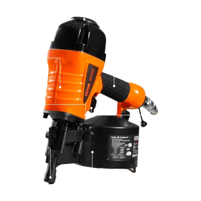 SucceBuy-clavadora de revestimiento de bobina CN65 CN55 CN70 CN83 CN90, pistola de clavos de revestimiento neumática, fabricante de paletas, clavadora de bobina, clavadora de aire de 70-120PSI