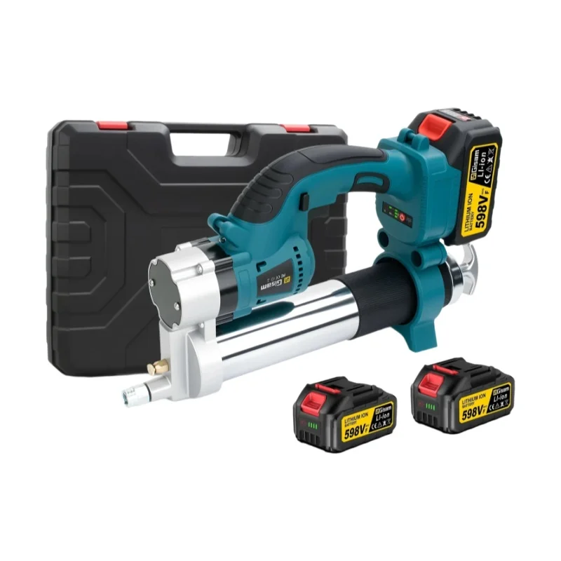 Gismis 10000PSL 69Mpa pistola de engrase eléctrica sin escobillas aceite lubricante de alta presión mantenimiento de coche para makita 18v pin de batería