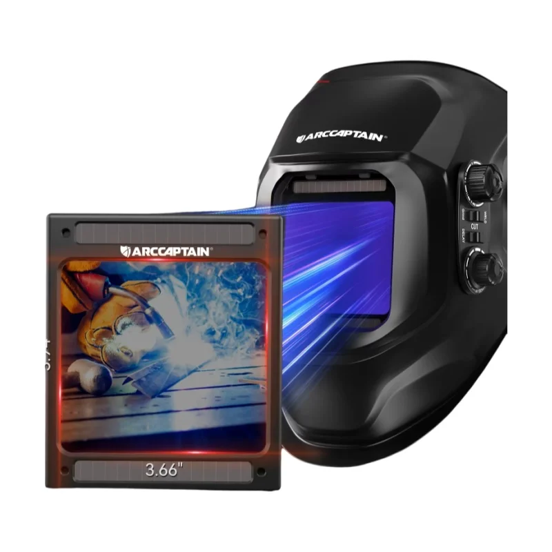 Casco de soldadura ARCCAPTAIN, máscara de soldadura con oscurecimiento automático, 4 sensores, alimentada por energía de células solares para soldador de arco MIG TIG, chemises masculч mascul mascul mascul