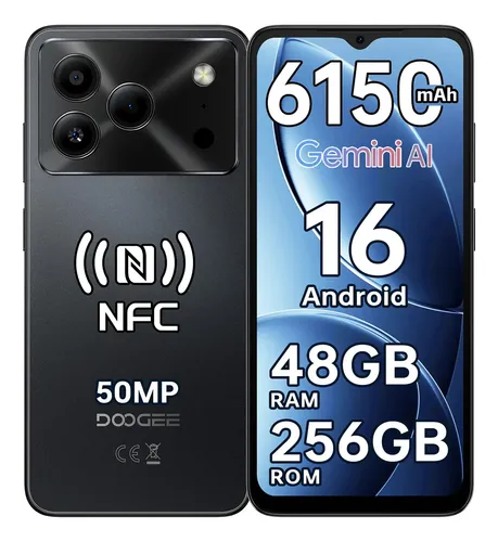 DOOGEE Note56 Plus, Android 16, 48GB+256GB