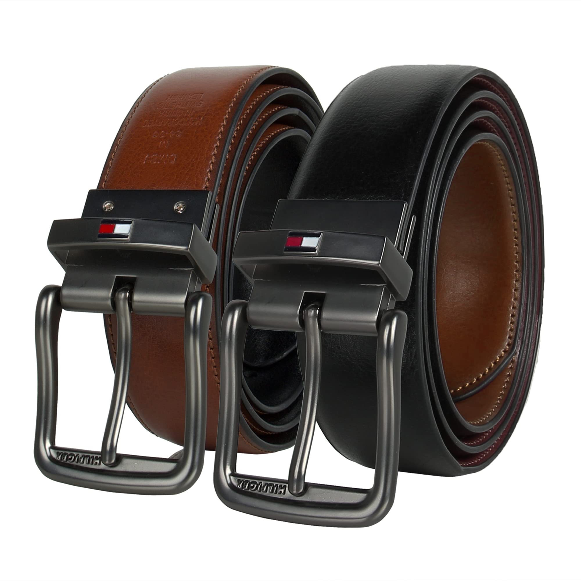 Cinturón Tommy Hilfiger para hombre de 3,5 cm reversible