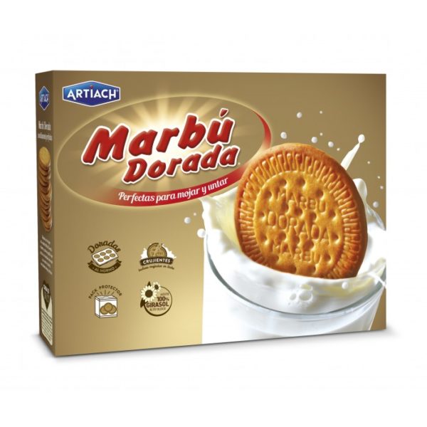 2 Unidades de Marbú Dorada 600g