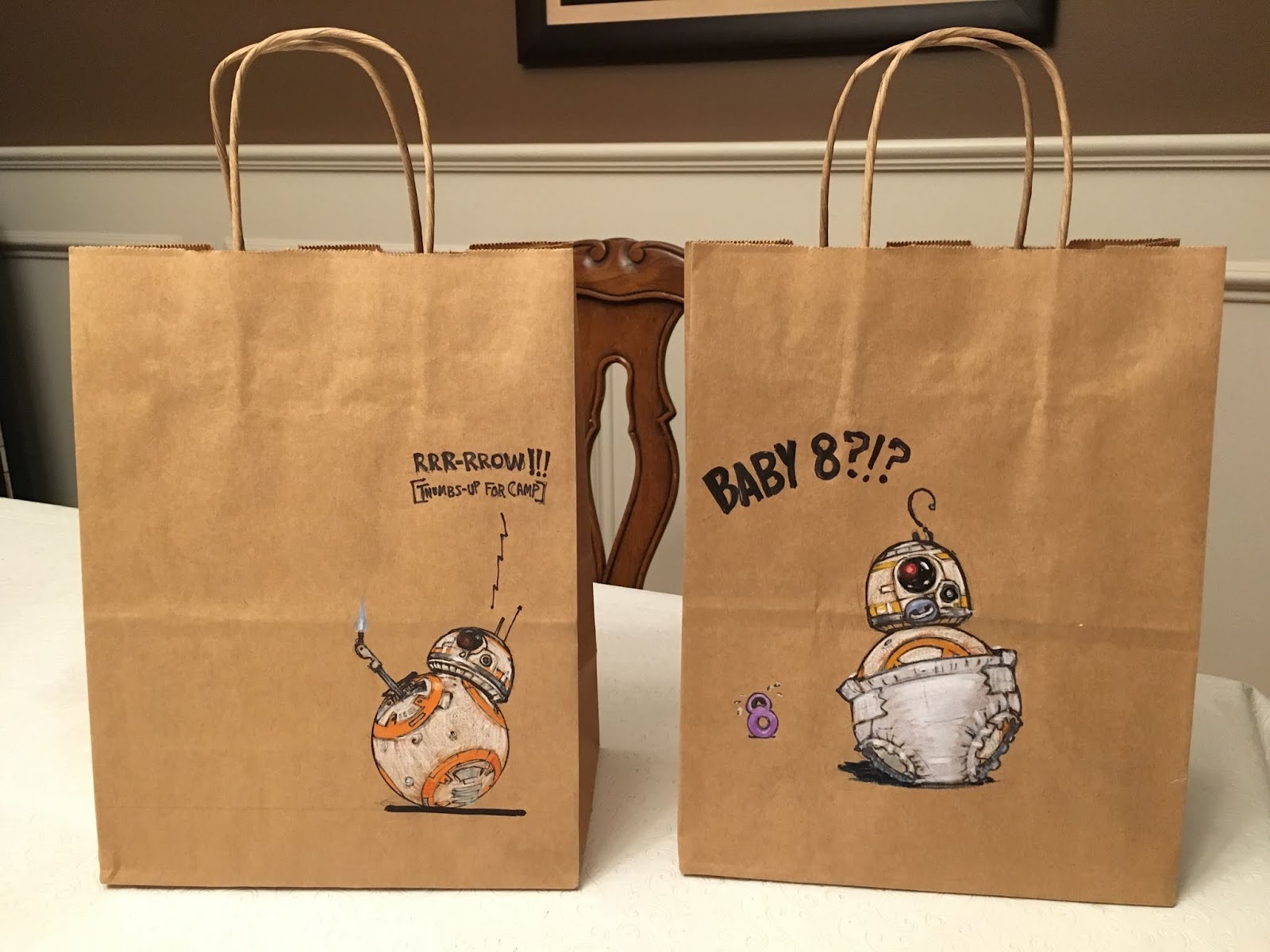 Lunchbag morado Star Wars