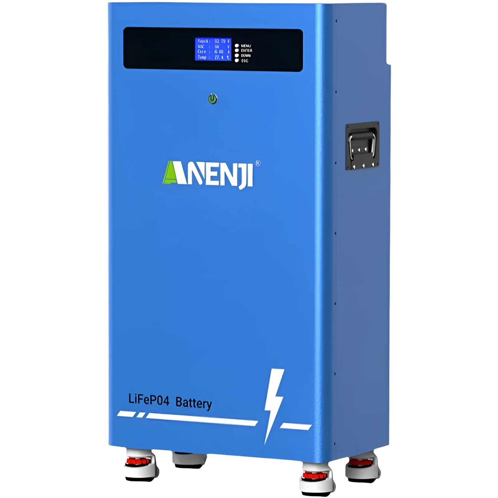 Paquete de Baterías LiFePO4 ANENJI de 51.2V 300Ah 16Kwh e Inversor Híbrido de 11KW 48V, 6000 Ciclos, BMS, 200Ah, Almacenamiento de Energía Solar, STOCK en la UE