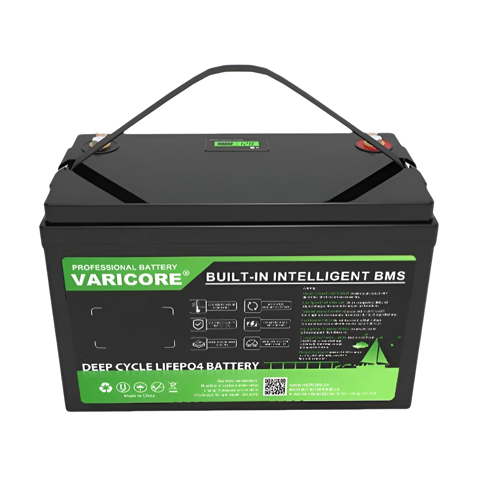 Batería LiFePO4 de alta capacidad para camping y golf