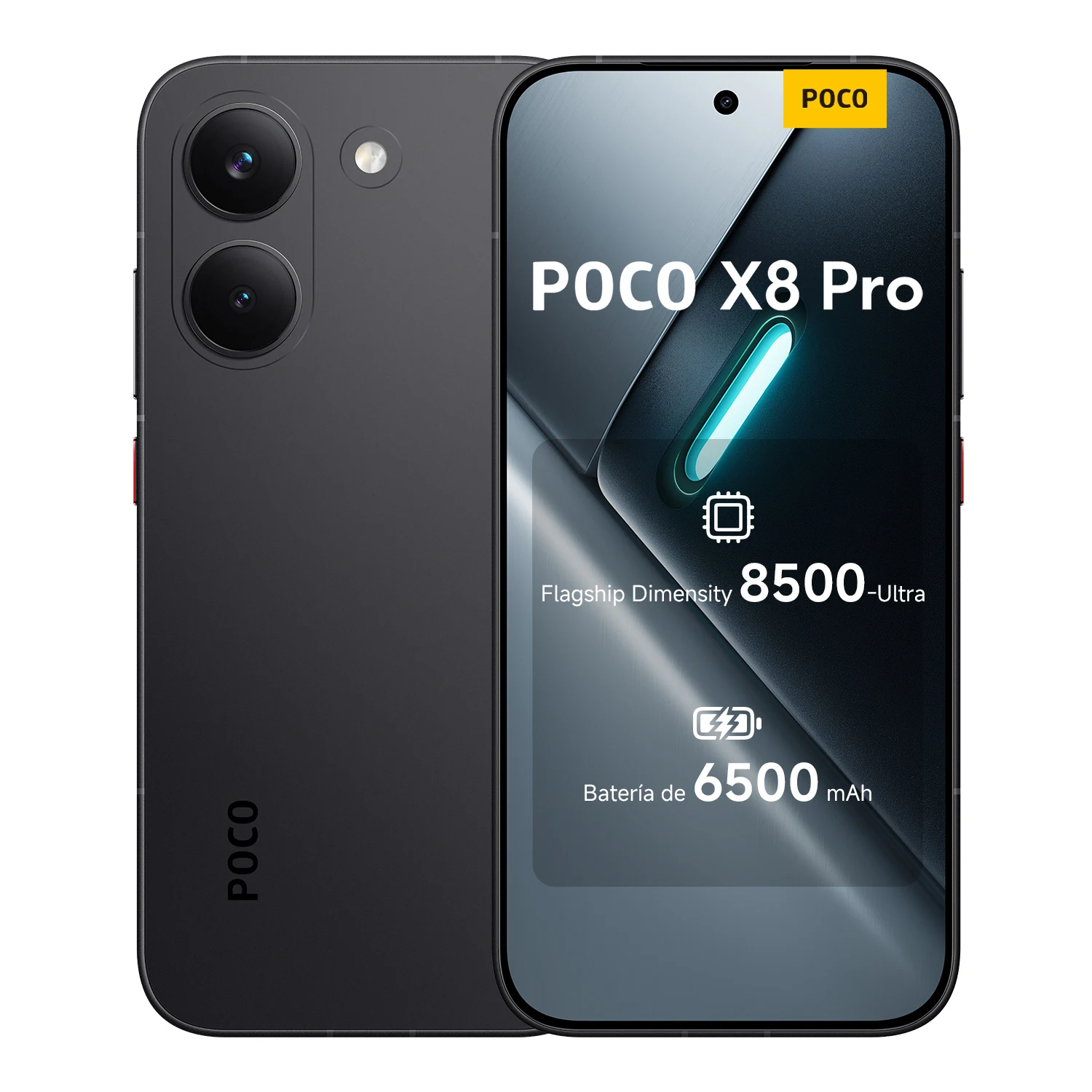 Official | 【New Product】POCO X8 Pro, Procesador flagship Dimensity 8500-Ultra, Batería de 6500 mAh (typ) con 100 W HyperCharge, Pantalla AMOLED ultra-brillante de 1,5K y 120 Hz, Calidad flagship con acabado premium