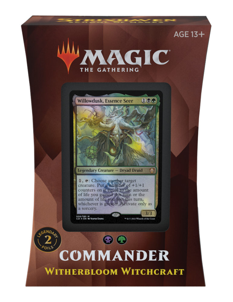 Mazo de Commander de Secretos de Strixhaven, de Magic The Gathering - Quándrix sin límite Versión en Español