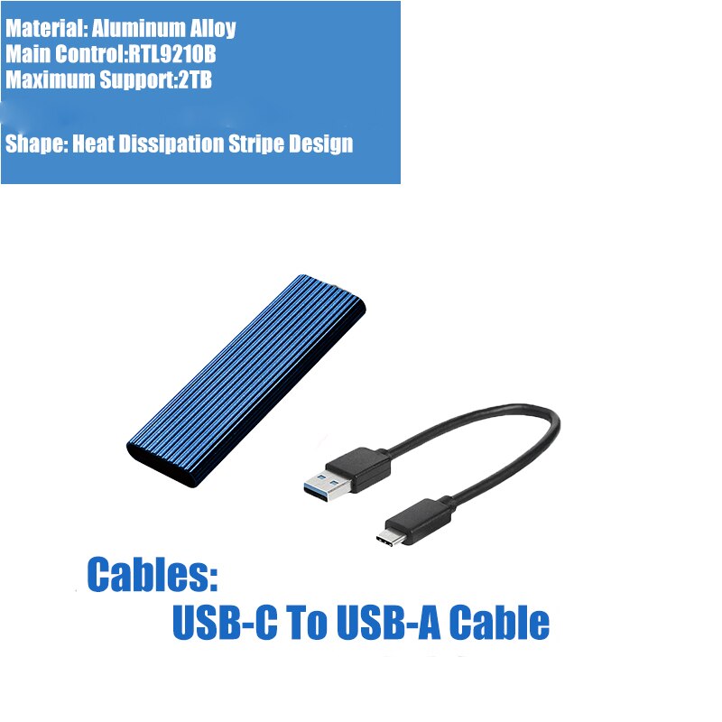 Carcasa Externa para SSD M.2 NVME PCIE de 40Gbps