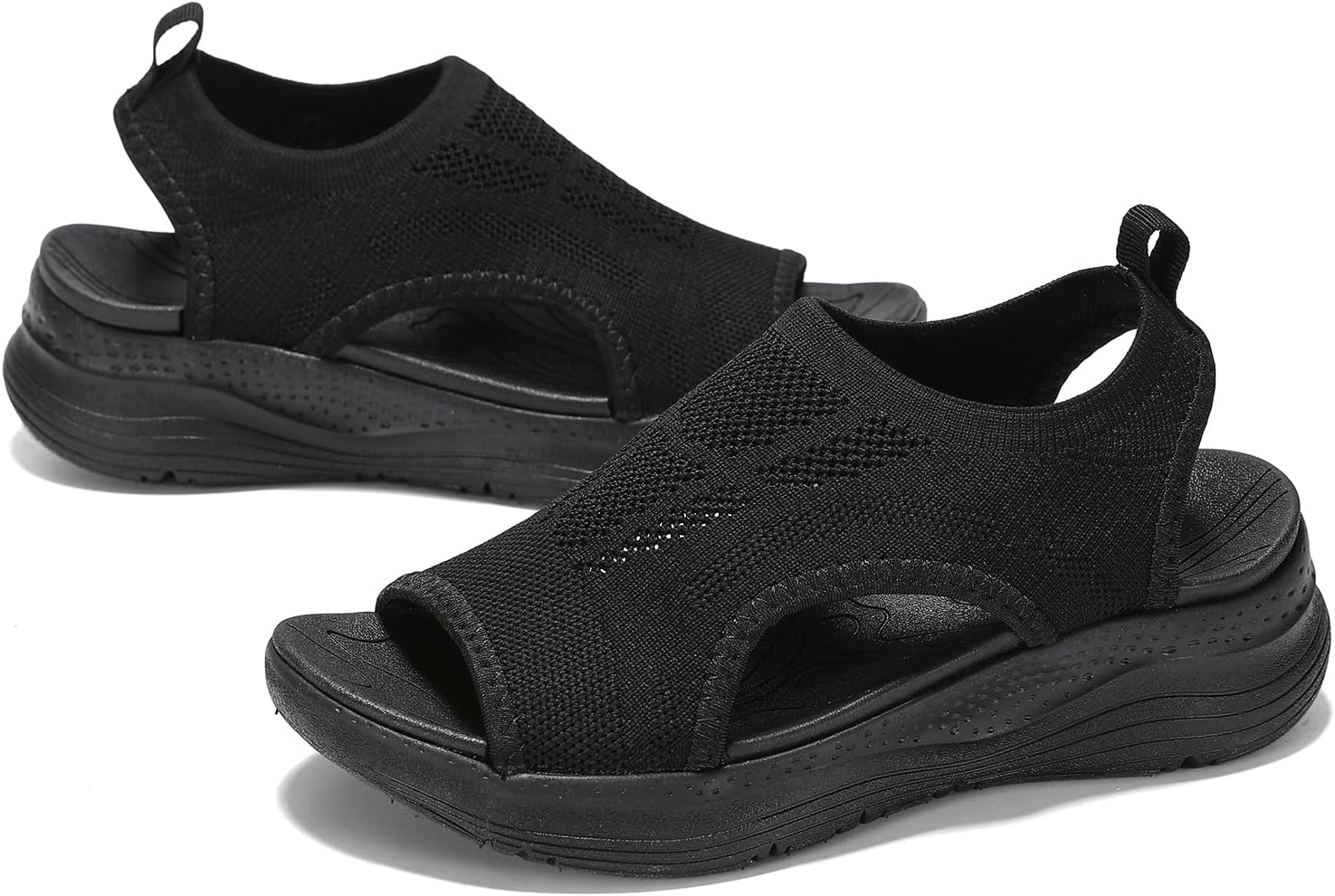 Sandalias Deportivas Ortopédicas Para Mujer Moda Zapatos Con Punta Abierta Tacones Bajos Lavable De Verano Sandalia Para Caminar