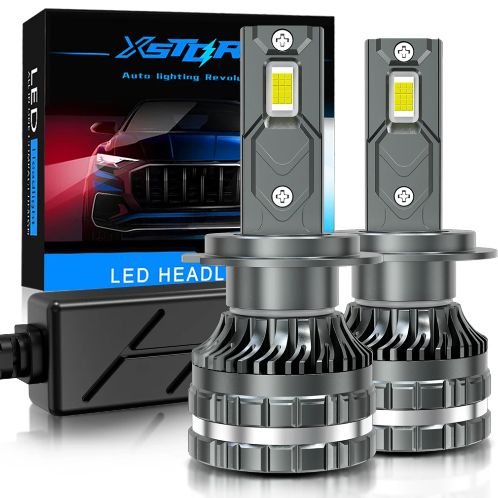 XSTORM H1 H3 H4 H7 LED H8 H11 9005 HB3 9006 HB4 9012 Hir2 bombilla de faro Led Canbus luz Kit de automóvil H7 Turbo lámpara antiniebla de coche