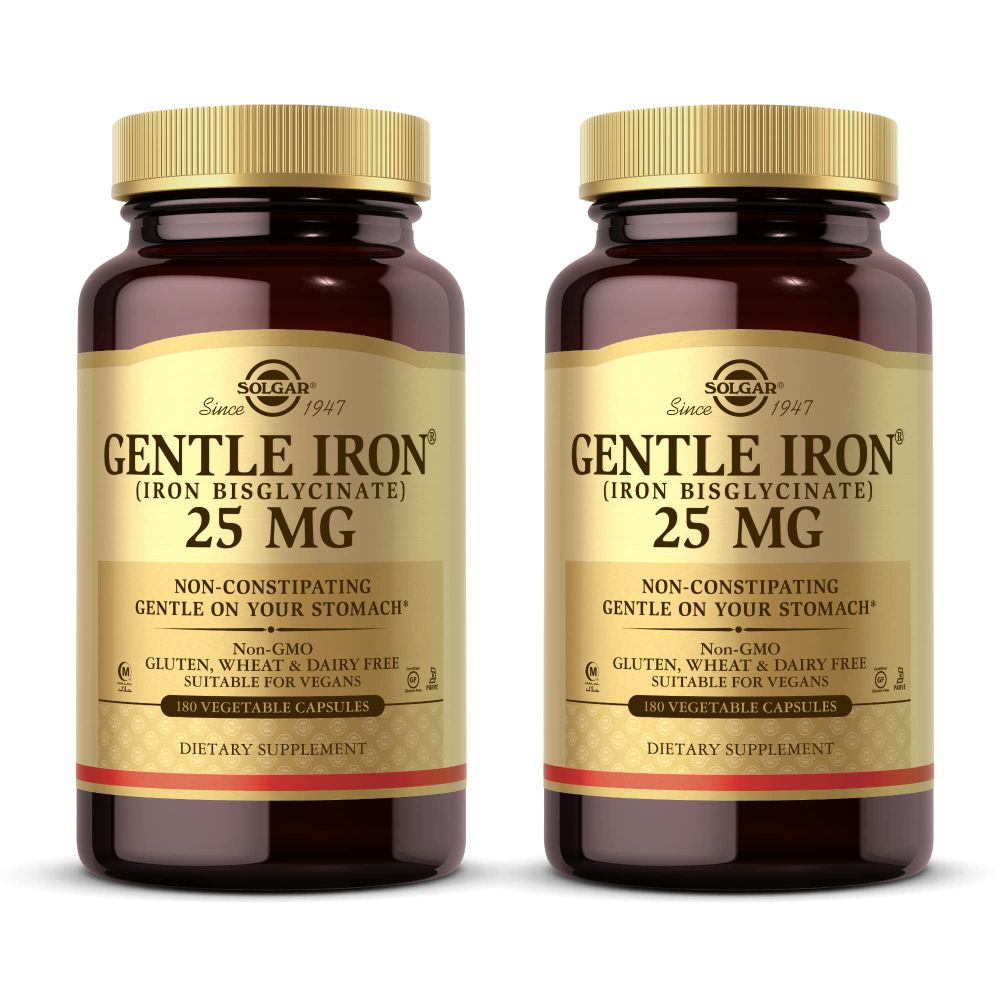 Suplemento de hierro Solmar Gentle Iron 20mg 90 cápsulas