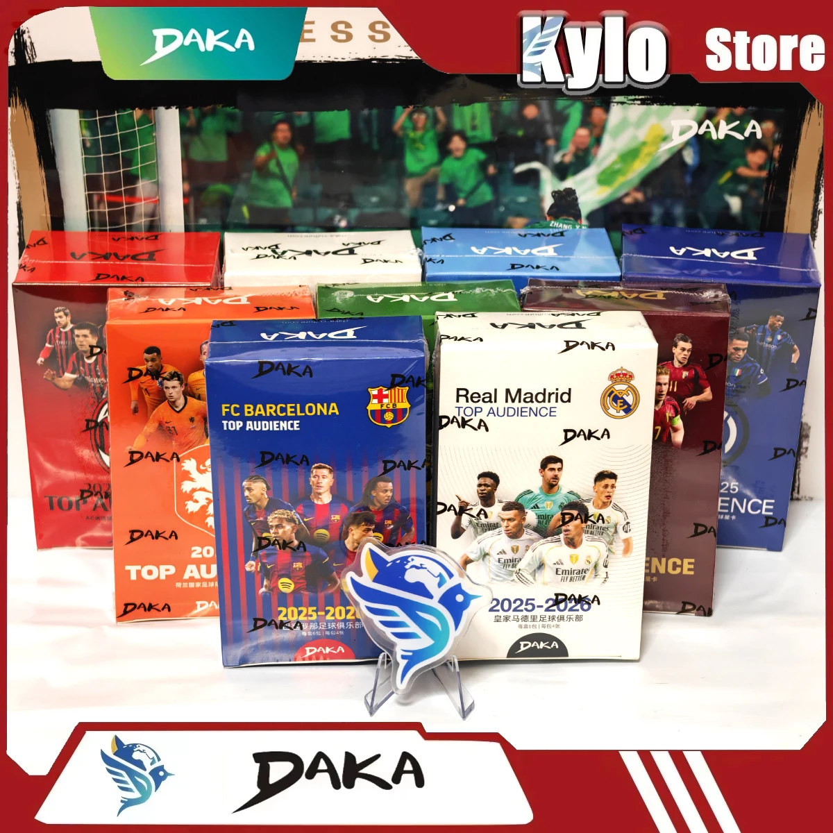 2025-2026 Tarjeta de colección de fútbol Daka Messi Yamal Mbappe Real Madrid Barcelona Manchester Juventus Ale Milano Star Tarjeta de jugador