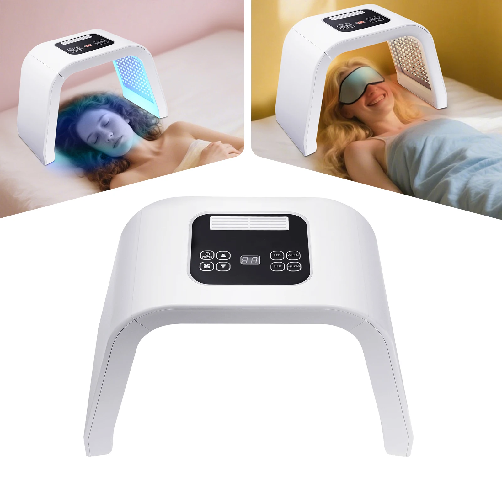 Máscara Facial LED 7 Colores