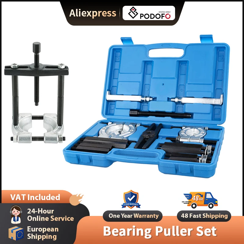 Kit de Extracción de Rodamientos Podofo Capacidad 5 Toneladas