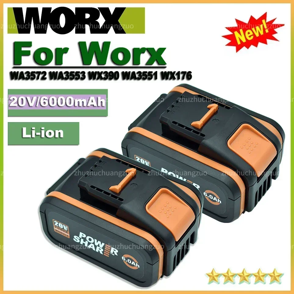 Batería de Repuesto Original de Iones de Litio Worx WA3551, WA3553 WX176