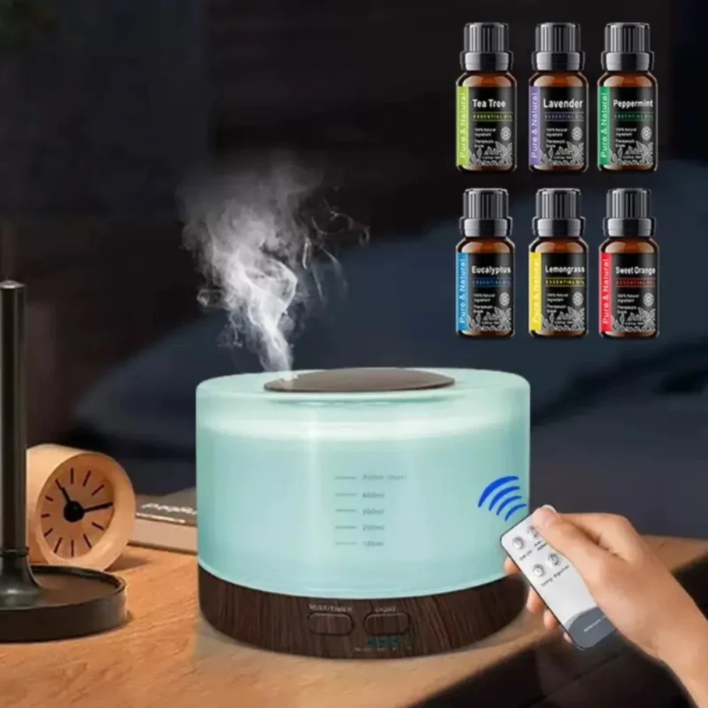 Difusor y Humidificador de Aceites Esenciales Madera