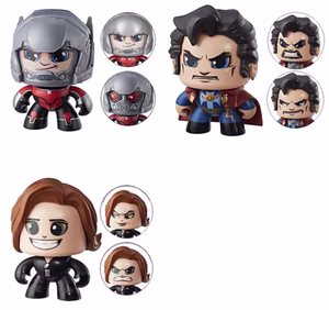 Mighty Muggs Marvel Ant-Man, Dr. Strange, Black Widow Figura