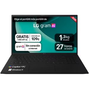 Portátil LG Gram 15Z80T AMD Ryzen AI 7 350 32GB 1TB
