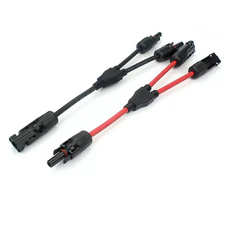 Cable Solar Conexión Paralela 2Y 30A 1000V Conector para 2 Unidades