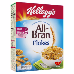 Kellogg's All-Bran Flakes 375g Pack 8