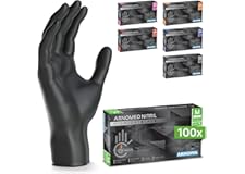 ARNOMED Guantes Nitrilo Talla M Negro