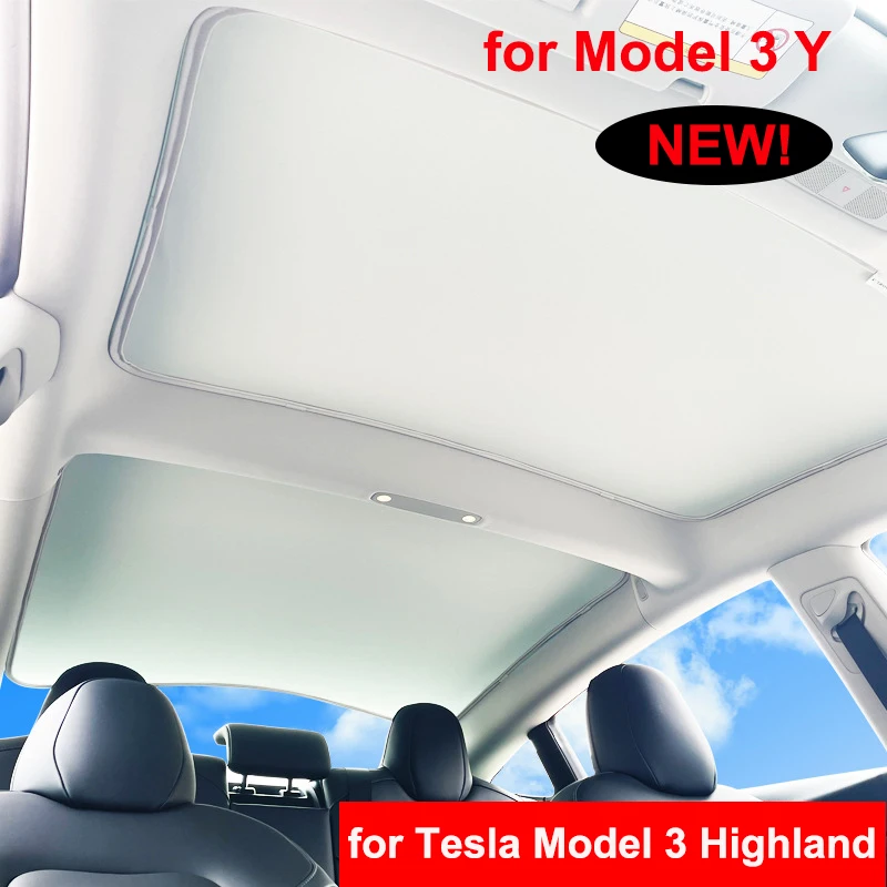 Tesla Model Y Parasol Juniper 2025, Highland 2024 Hebilla de Tela de