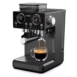 HiBREW H20 Cafetera con Molinillo Integrado, Presión 20 Bar, 20 Niveles, Depósito
