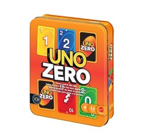 Mattel Games UNO Zero Juego de Cartas en Lata